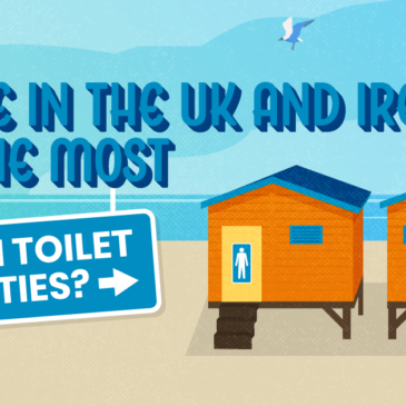 Où, au Royaume-Uni et en Irlande, y a-t-il le plus de plages équipées de toilettes ?